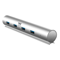 Woxter Hub 73 USB 3.2 Gen 1 (3.1 Gen 1) Type-A 5000 Mbit/s Argent