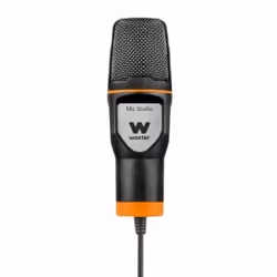 Woxter Mic-Studio, Microphone de studio, -55 dB, 50 - 16000 Hz, Avec fil, 3,5 mm (1/8"), Noir, Orange