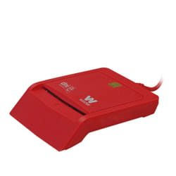 Woxter PE26-145 lecteur de cartes à puce Intérieure USB USB 2.0 Rouge