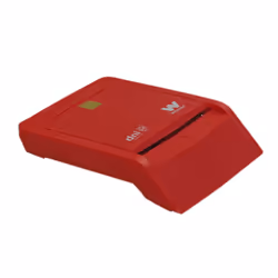 Woxter PE26-145 lecteur de cartes à puce Intérieure USB USB 2.0 Rouge