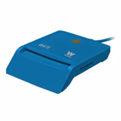 Woxter PE26-146 lecteur de cartes à puce Intérieure USB USB 2.0 Bleu