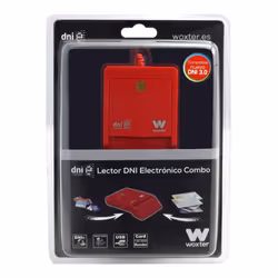 Woxter PE26-148 lecteur de cartes à puce Intérieure USB USB 2.0 Rouge - Vue supplémentaire 5