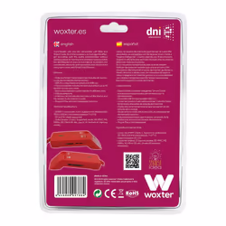 Woxter PE26-148 lecteur de cartes à puce Intérieure USB USB 2.0 Rouge - Vue supplémentaire 6