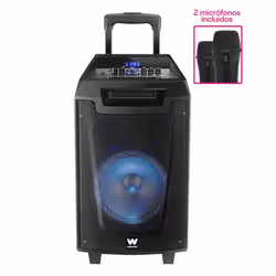 Woxter Enceinte Bluetooth Portable avec Microphone Rock'n'Roller ST Noir
