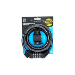 smartGyro SG27-348 Antivol pour bicyclettes Noir 1800 mm