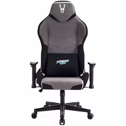 Woxter Stinger StationTitan Dark Chaise de gaming de bureau (gamer axe acier levage au gaz tissu anti-taches ergonomique