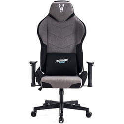 Woxter Stinger StationTitan Dark Chaise de gaming de bureau (gamer axe acier levage au gaz tissu anti-taches ergonomique