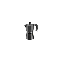 Cafetière en aluminium noir avec vitrocéramique 1t. Monix