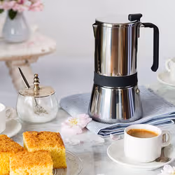 Monix Aroma Cafetière à moka 0,47 L Noir, Acier inoxydable - Vue supplémentaire 2