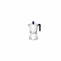 La cafetière à induction en aluminium argenté Express 6T de Monix est le complément parfait de toute cuisine. Avec la capacit ...
