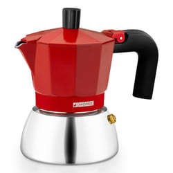 Monix M863103 machine à café manuelle Cafetière à moka 0,195 L Rouge