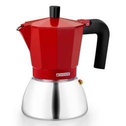 Monix M863106 machine à café manuelle Cafetière à moka 0,37 L Rouge
