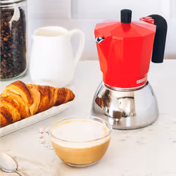 Monix M863106 machine à café manuelle Cafetière à moka 0,37 L Rouge - Vue supplémentaire 4
