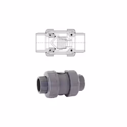 Clapet anti-retour à ressort ø 50 mm