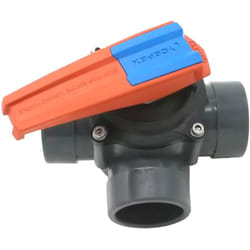 Cepex - 50 mm, vanne trois voies pvc.
