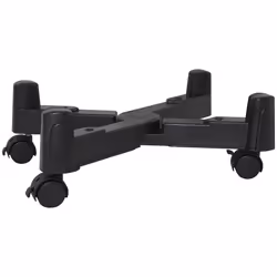 Approx Mobile Support for CPU, PC, Noir, Plastique, 4 roue(s), 7,5 cm, 25 cm