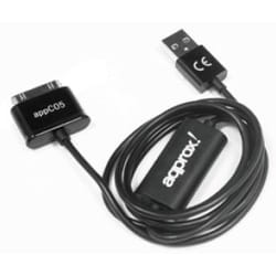 Approx appC05 câble de téléphone portable Noir 1 m USB A Samsung 30-pin