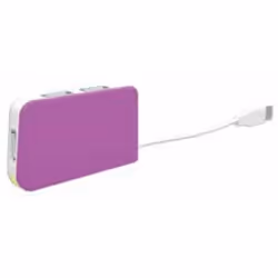 Approx APPHT4, USB 2.0, 480 Mbit/s, Violet, Blanc, Plastique, 5 V, Windows 7 Home Premium, Windows 8, Windows Vista Home Prem ...