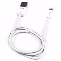 Approx appC03V2, 1 m, Lightning, USB A, Blanc, Nickel, USB 2.0