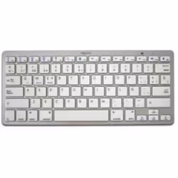 Approx APPKBBT02S, Sans fil, Bluetooth, QWERTY, Argent, Blanc