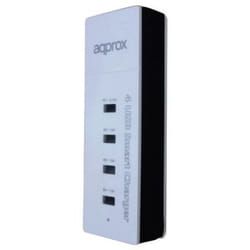 Approx APPUSB4PW chargeur d'appareils mobiles Universel Blanc Secteur Intérieure