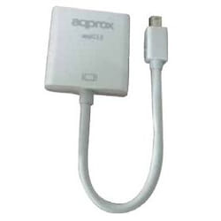 Approx appC13V2 0,18 m Mini DisplayPort VGA (D-Sub) Blanc