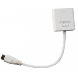 Approx appC20 VGA (D-Sub) HDMI Type C (Mini) Blanc