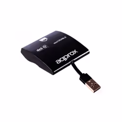 Approx appCRDNILxV2 lecteur de cartes à puce Intérieure USB USB 2.0 Noir