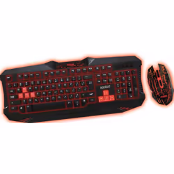 Approx BAT, Taille réelle (100 %), Avec fil, USB, QWERTY, Noir, Souris incluse