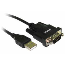 Approx appC27 câble Série Noir 0,75 m USB Type-A DB-9