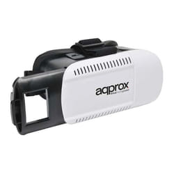 Approx appVR01 Casque de réalité virtuelle pour smartphone 360 g Noir, Blanc