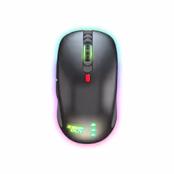 KeepOut X4Pro, Ambidextre, Optique, USB Type-A, 2500 DPI, Noir, Gris, Rouge