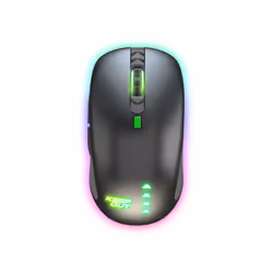 KeepOut X9CH, Ambidextre, Laser, USB Type-A, 8200 DPI, Noir, Vert, Gris