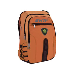 KeepOut BK7F sac à dos Noir, Orange Simili-cuir, Nylon