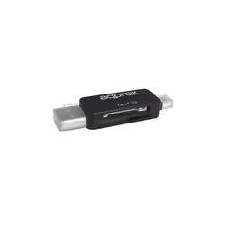 Approx APPC33 lecteur de carte mémoire USB 2.0/Micro-USB Noir