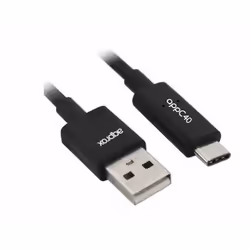 Approx appC40, 1 m, USB A, USB C, USB 3.2 Gen 1 (3.1 Gen 1), Mâle/Mâle, Noir