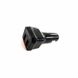Approx APPUSBCAR24B chargeur d'appareils mobiles Universel Noir Allume-cigare Auto