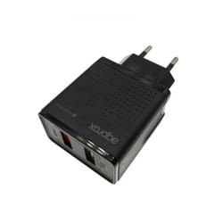 Approx APPUSBWALLQC chargeur d'appareils mobiles Universel Noir Secteur Charge rapide Intérieure