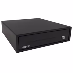Approx APPCASH33, Tiroir caisse électronique, Noir, CC, 12 V, 335 mm, 360 mm