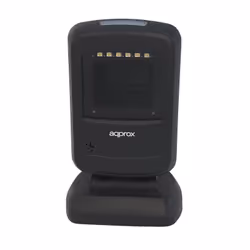 Approx appLS07DESK Lecteur de code barre fixe 1D/2D CMOS Noir, Gris