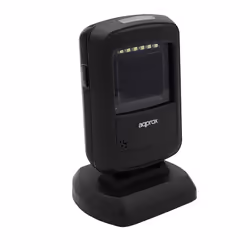 Approx appLS07DESK Lecteur de code barre fixe 1D/2D CMOS Noir, Gris
