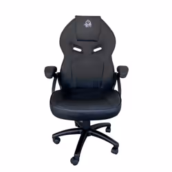 KeepOut XS200, Siège de jeu universel, 120 kg, Siège rembourré, Dossier rembourré, Universel, Noir