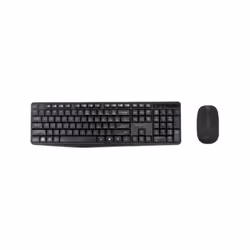 Approx APPMX335, Taille réelle (100 %), RF sans fil, Clavier à membrane, QWERTY, Noir, Souris incluse