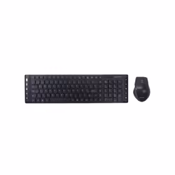 Approx APPMX430, Taille réelle (100 %), RF sans fil, Clavier à membrane, QWERTY, Noir, Souris incluse