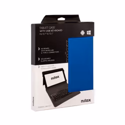 Nilox NXFU003 étui pour tablette 10.5" Support Bleu - Vue supplémentaire 10