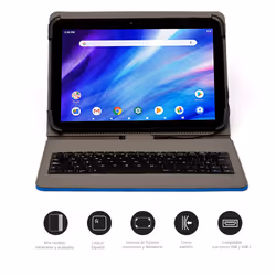 Nilox NXFU003 étui pour tablette 10.5" Support Bleu