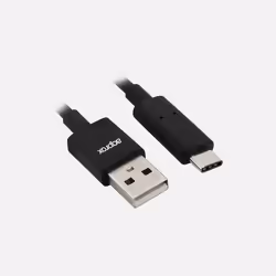 Approx APPC40V2, 1 m, USB A, USB C, USB 3.2 Gen 1 (3.1 Gen 1), Noir