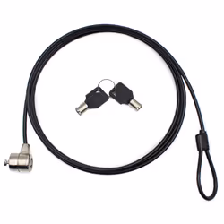 Nilox NXSC001, 1,8 m, 2 clés, Acier, Noir