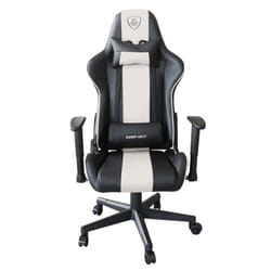 KeepOut XSPRO-RACING Siège de jeu universel Siège rembourré Noir, Blanc