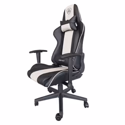 KeepOut XSPRO-RACING Siège de jeu universel Siège rembourré Noir, Blanc
